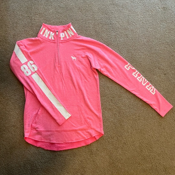 PINK Quarter-Zip Pullovers - Picture 6 of 6
